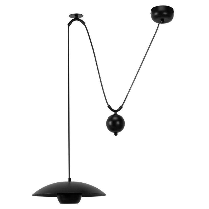 Elegancka Lampa Sufitowa APP1450-1CP Czarna 30cm - Nowoczesny Styl i Wysoka Jakość