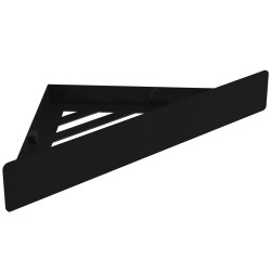 Elegancka Czarna Półka Łazienkowa SF07-B - Nowoczesny Dodatek do Twojej Łazienki