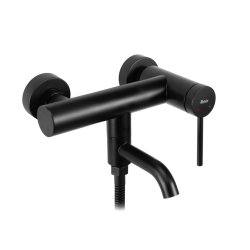 Elegancka Czarna Bateria Wannowa CLIF JS-702303B - Nowoczesny Design dla Twojej Łazienki