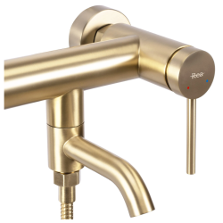 Złota Bateria Wannowa CLIF JS-702303BG: Elegancja i Luksus Łazienki