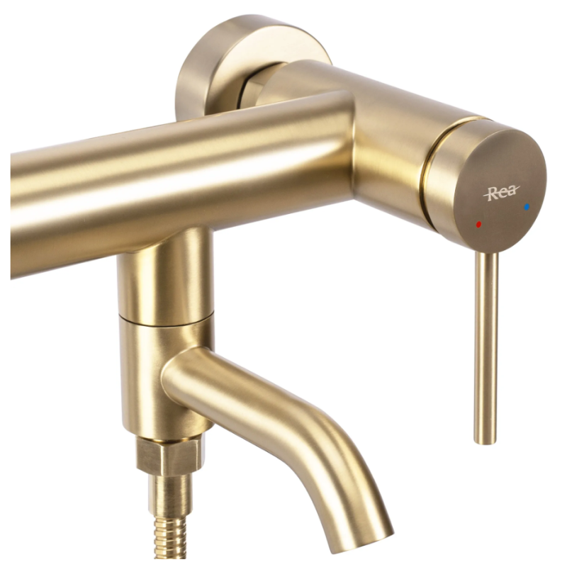 Złota Bateria Wannowa CLIF JS-702303BG: Elegancja i Luksus Łazienki