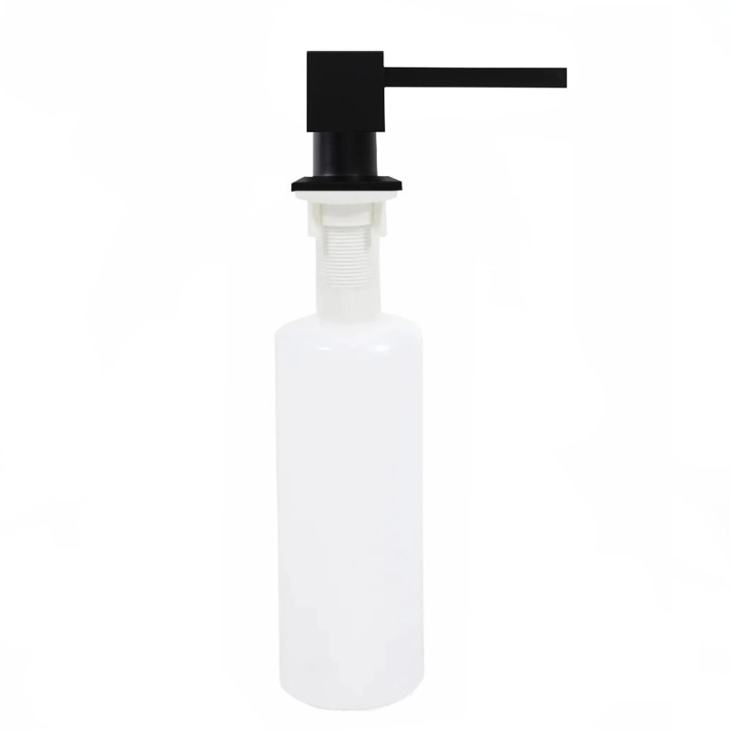 Elegancki Dozownik na Mydło - Stylowy Czarny Dodatek do Twojej Łazienki