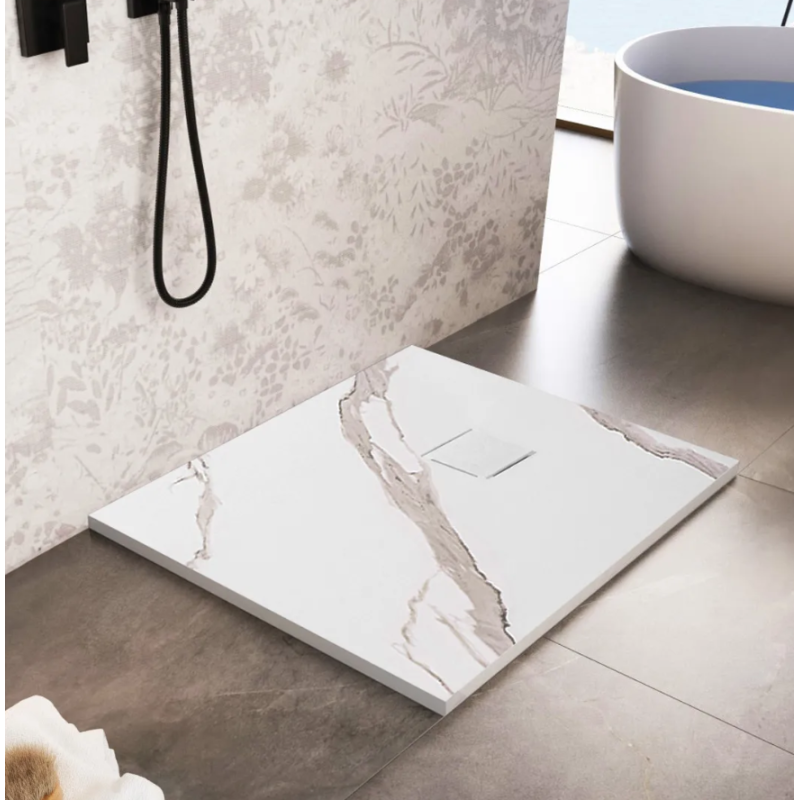 Ekskluzywny Brodzik Magnum Carrara White 90x120 - Idealny do Twojej Łazienki!