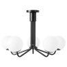 Elegancka Lampa Wisząca APP1578-5CP w Czarnym Macie – Nowoczesny Design