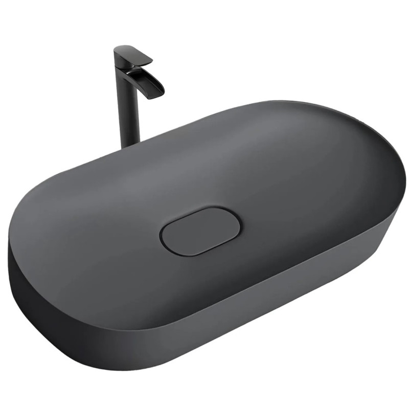 Ekskluzywna Umywalka Nablatowa IRIS 71 z Konglomeratu