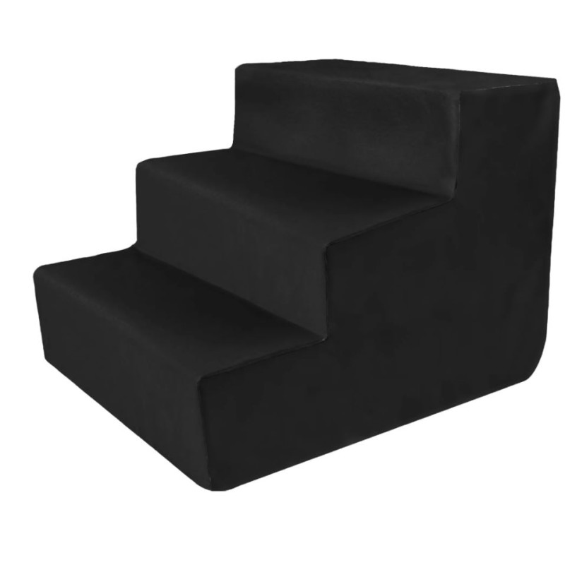 Szykowne Schodki dla Pupila - Elegancki, Czarny Design!