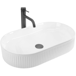 Umywalka Vanda 61 - Elegancja na Blacie, Stylowa Nablatowa Aranżacja