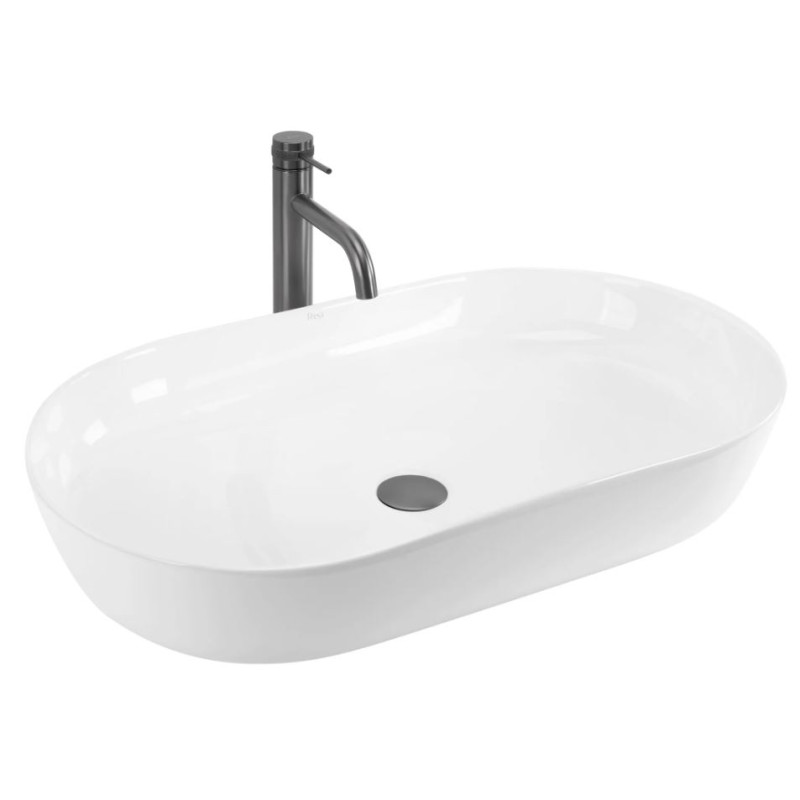 Elegancka Umywalka Nablatowa Cleo 71 - Nowoczesna Prostota do Twojej Łazienki