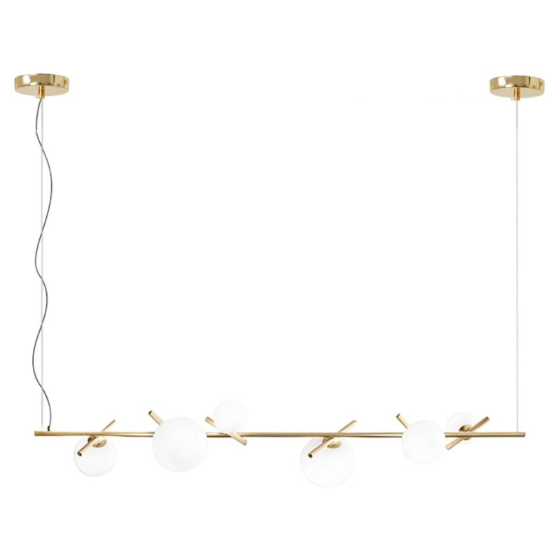 Złota Lampa Wisząca APP1664-6CP – Elegancja w Twoim Wnętrzu