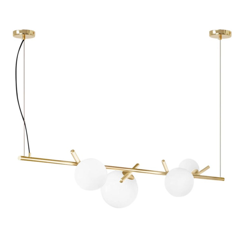 Ekskluzywna Lampa Wisząca APP1665-4CP w Złotym Macie - Designerski Akcent Twojego Wnętrza