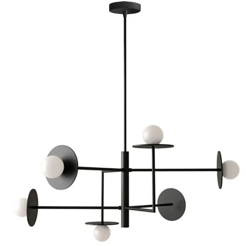 Ekskluzywna Lampa Wisząca AP1668 - Elegancja w Czarnym Macie