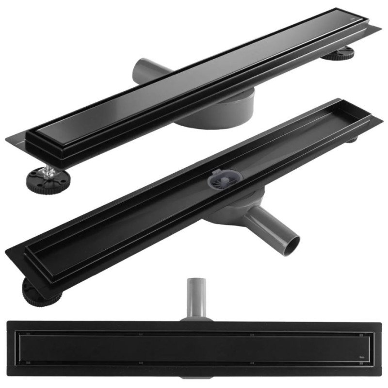 Luksusowy Odpływ Prysznicowy NEOX PRO 50cm Czarny - Elegancja i Nowoczesność