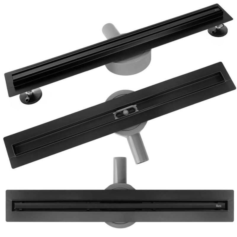 Ekskluzywny Odpływ NEOX SLIM PRO Czarny 500 - Nowoczesny Styl i Funkcjonalność