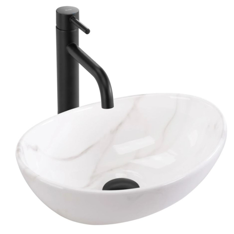 Mini Umywalka Sofia Cloudy - Stylowa Elegancja na Twoim Blacie