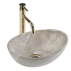 Stylowa Umywalka Nablatowa Sofia Mini w Eleganckim Odcieniu Kashmir