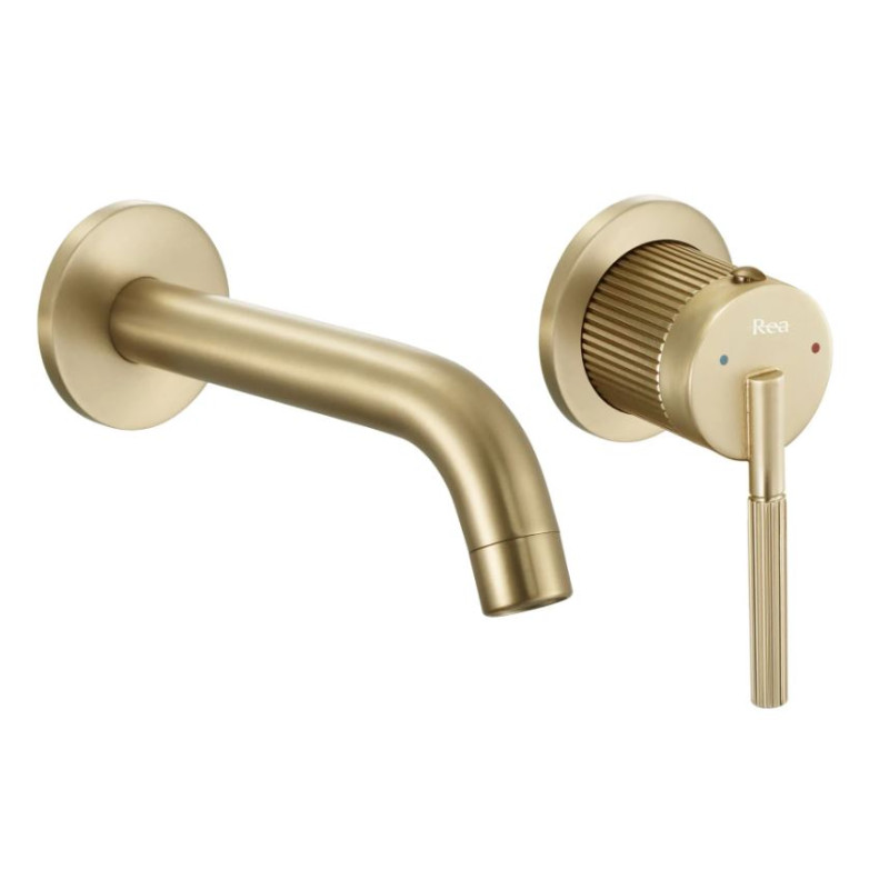 Luksusowa Złota Bateria Umywalkowa Podtynkowa ARGON Styl SZCZO