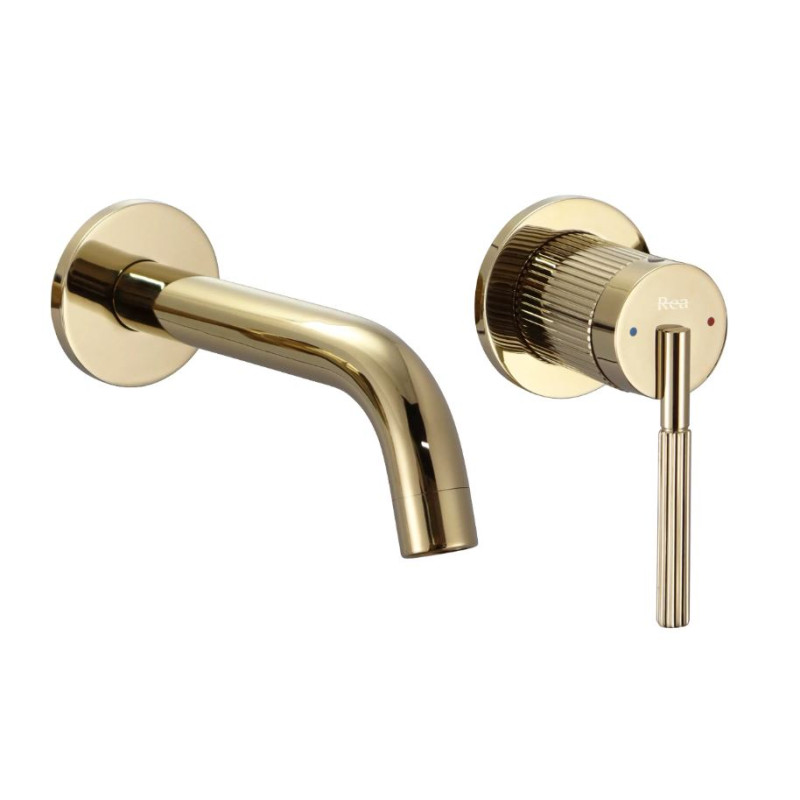 Luksusowa Podtynkowa Bateria Umywalkowa Argon JS-622704G Złoto