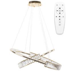 Złota Lampa Dekoracyjna APP1524-CP60/80 – Elegancja i Styl Twojego Wnętrza