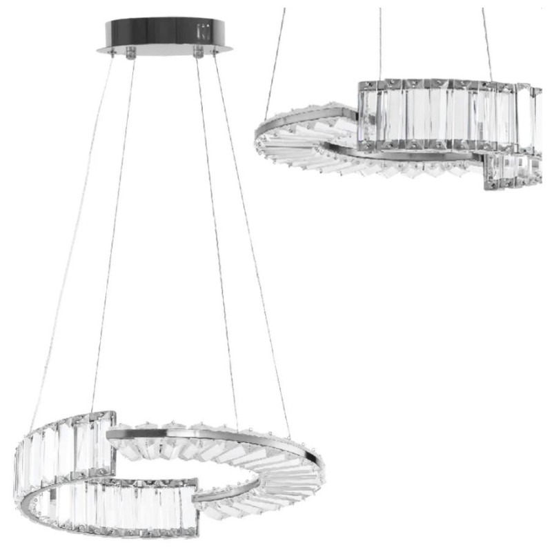 Elegancka Lampa Sufitowa APP1527-CP40 Chromowana - Styl i Klasa do Twojego Wnętrza