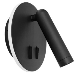 Elegancka Lampa Ścienna APP1614-1W Czarna - Styl i Funkcjonalność dla Twojego Wnętrza