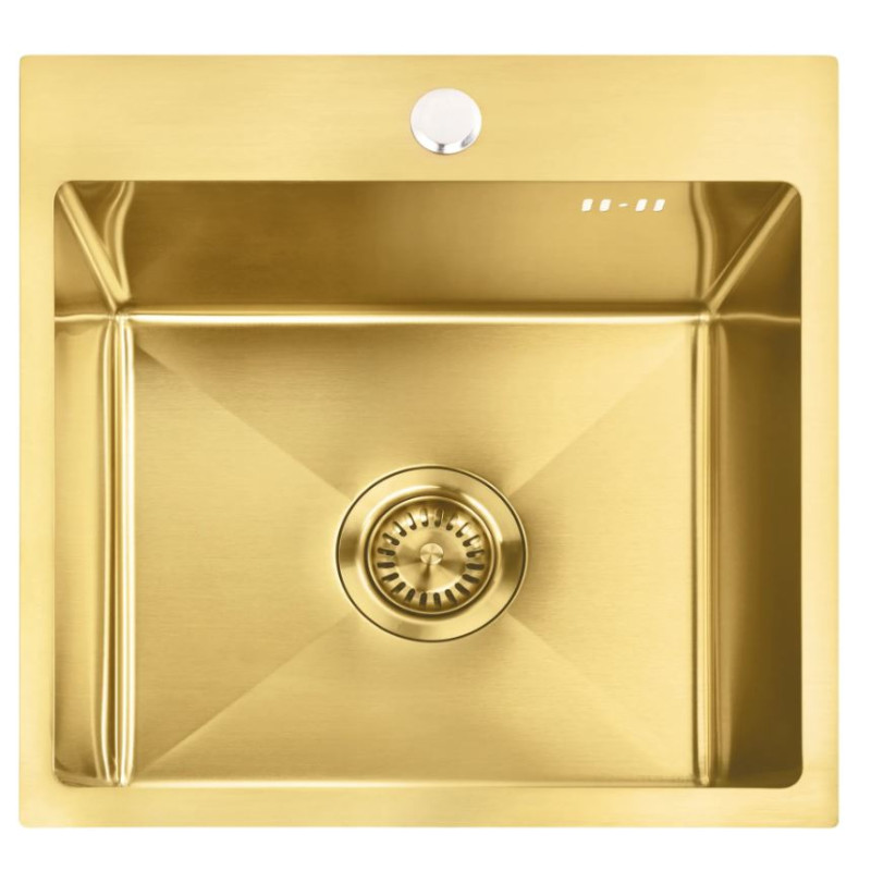 Złoty Blask w Twojej Kuchni: Zlewozmywak LEO 40 Brush Gold