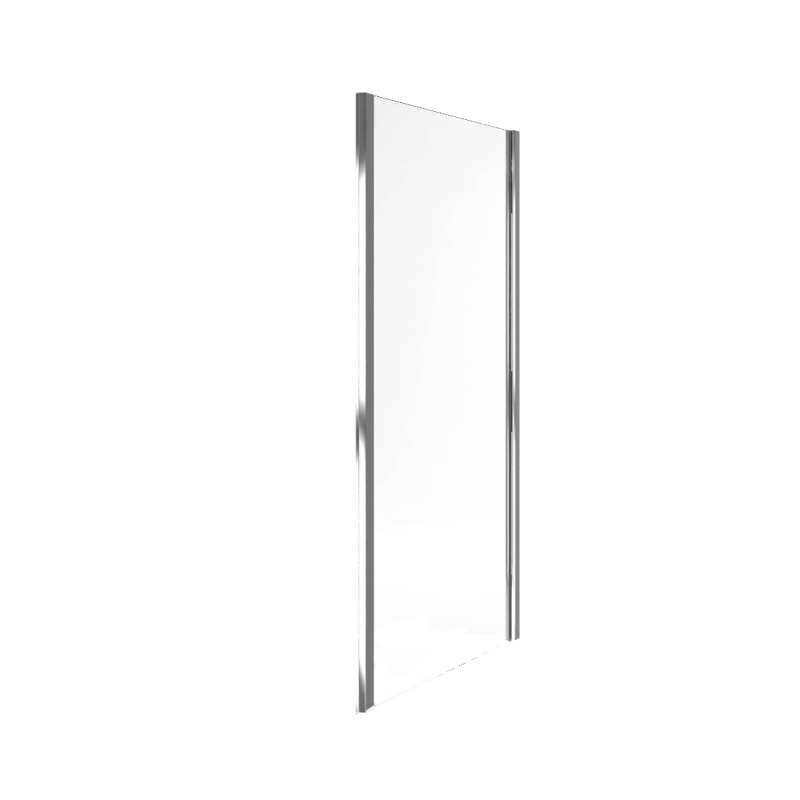 Seria 201 ścianka boczna 90 cm, powłoka Clean Control, chrom przezroczyste