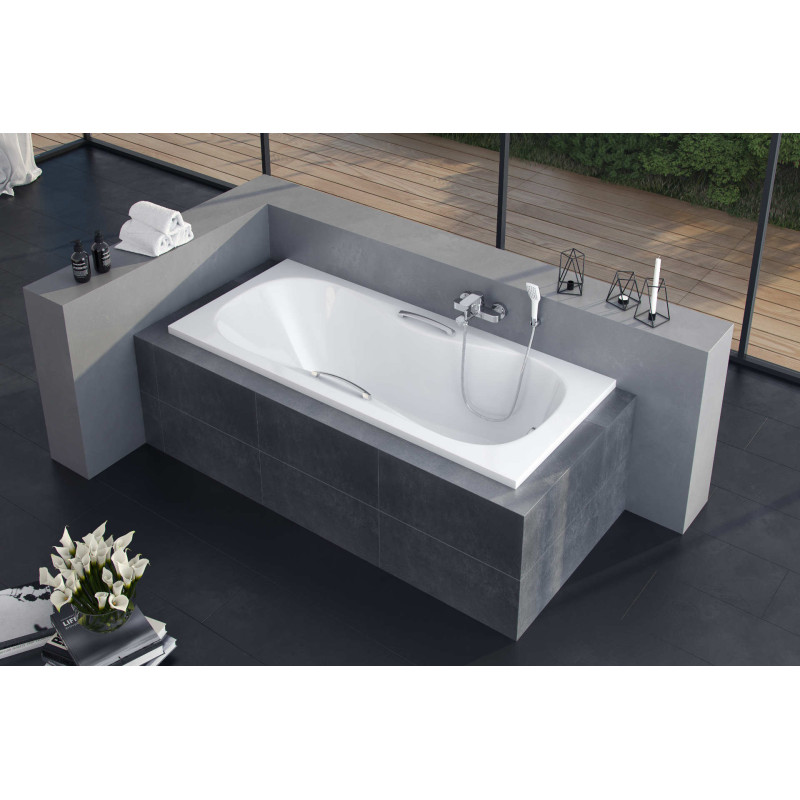 Uchwyt wannowy 1 szt, chrom