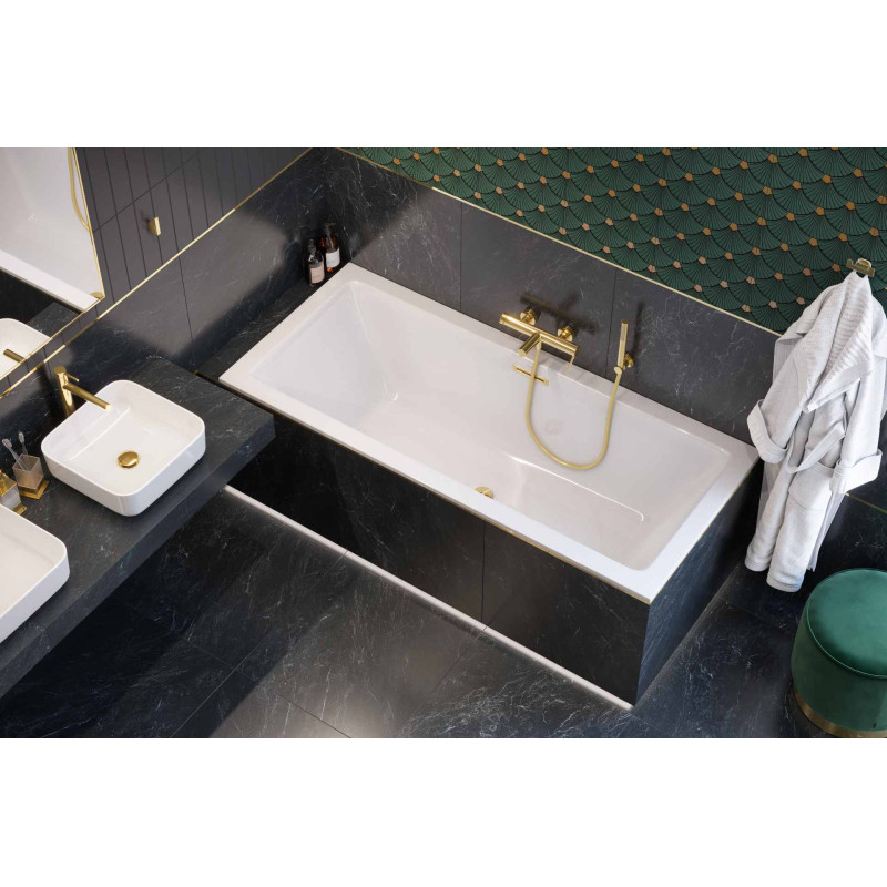 Flex obudowa do zabudowy wanny płytkami , boczna 90x60 cm