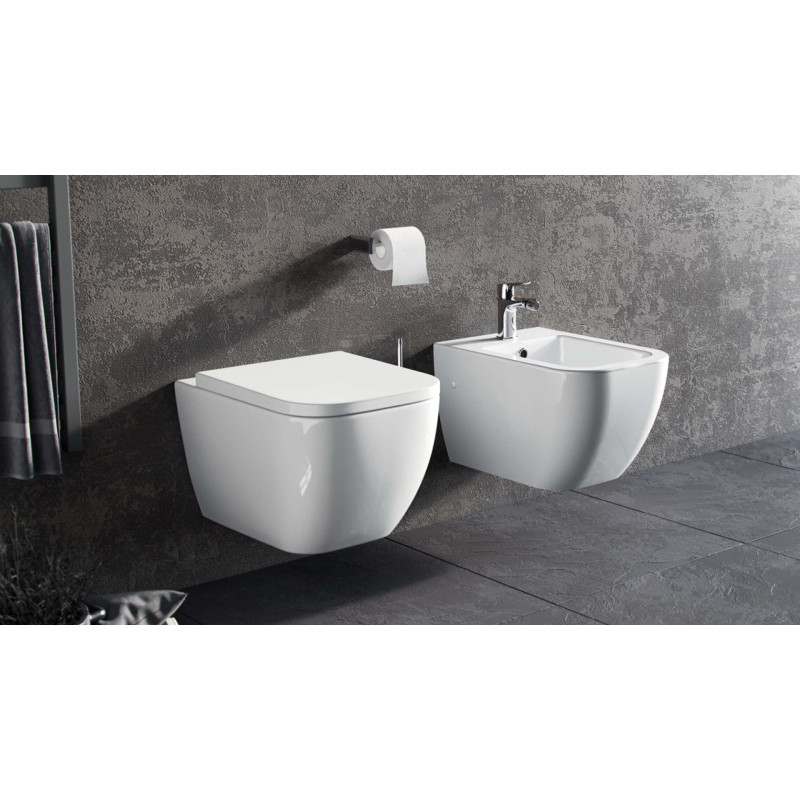 Excellent Ness deska sedesowa wolnoopadająca  biały połysk