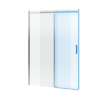 Rols drzwi prysznicowe przesuwne 140 cm element stały 2/2, chrom