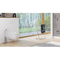 Kros wieszak wolnostojący na ręczniki, chrom