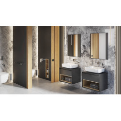 Riko szczotka wolnostojąca/do ściany, chrom