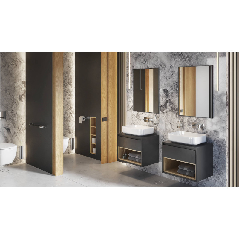 Excellent Riko szczotka wolnostojąca/do ściany  chrom