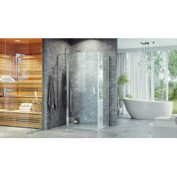 Mazo ścianka prysznicowa boczna 90x195 cm, powłoka Clean Control, chrom