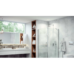 Mazo wspornik kabiny 100 cm do docięcia chrom