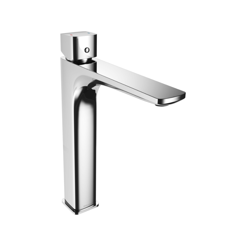 Keria Q bateria umywalkowa stojąca wysoka, chrom