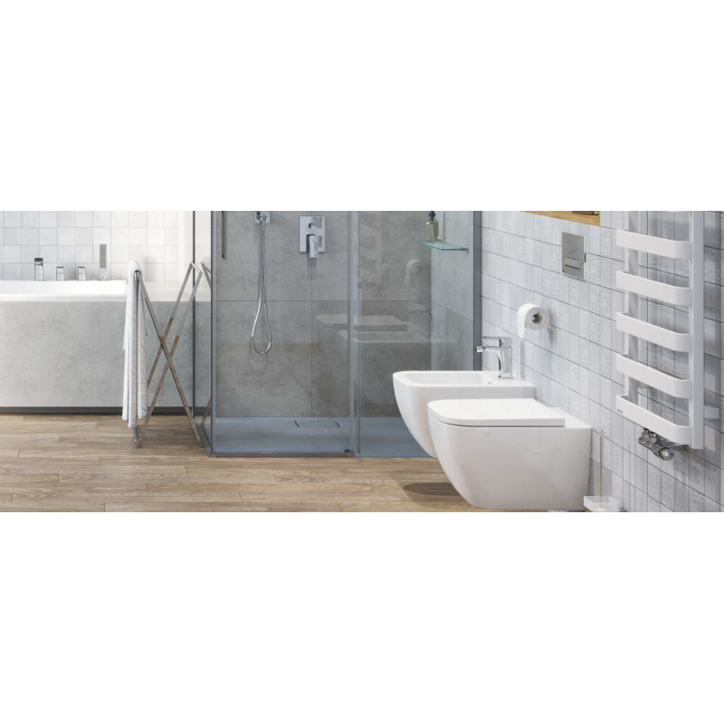 Keria Q bateria prysznicowo-wannowa podtynkowa 3 funkcyjna, chrom