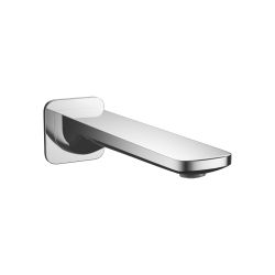 Keria wylewka wannowa ścienna, chrom