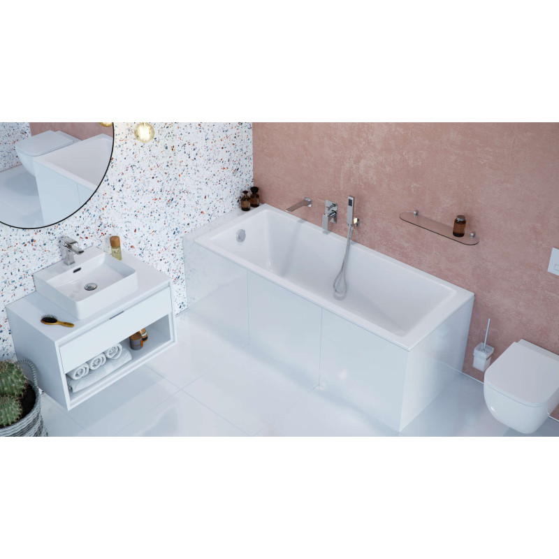 Excellent Keria wylewka wannowa ścienna  chrom