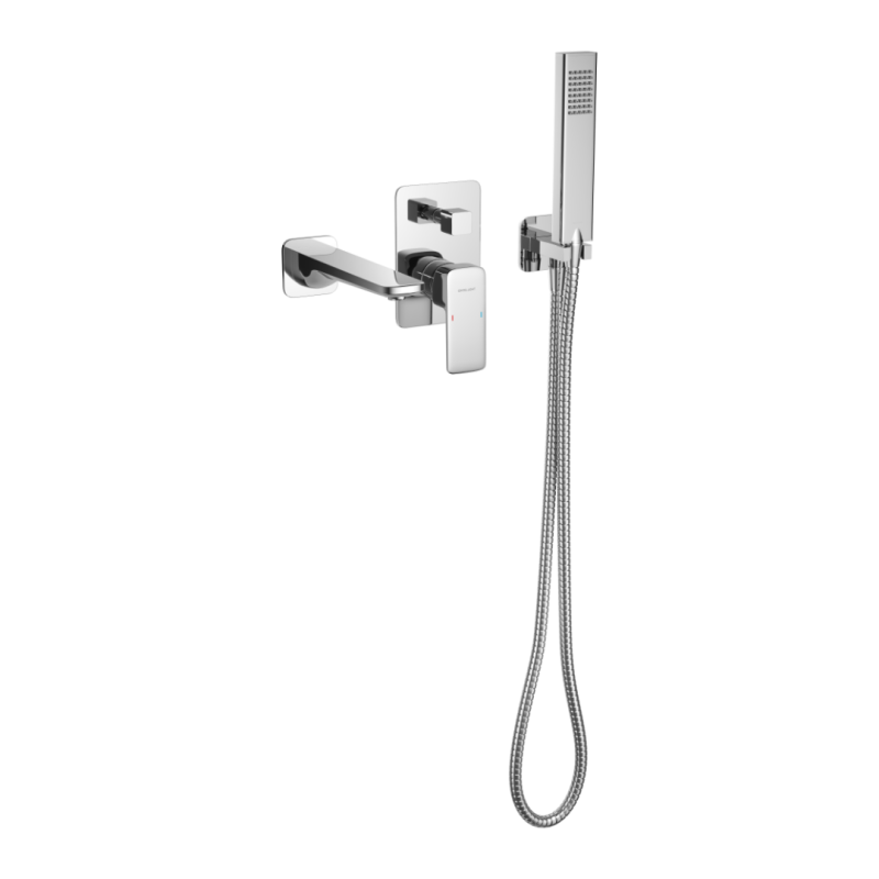 Keria zestaw wannowo-prysznicowy podtynkowy 2 funkcyjny, chrom