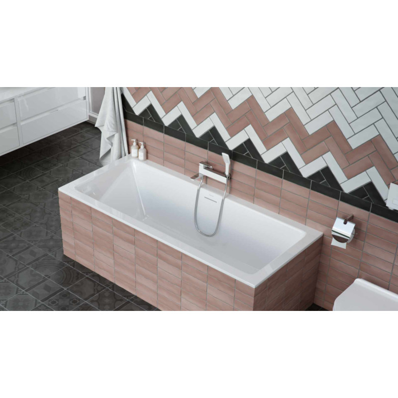 Wąż prysznicowy silver round 120 cm, szary