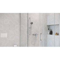Ursa zestaw prysznicowy z drążkiem, chrom