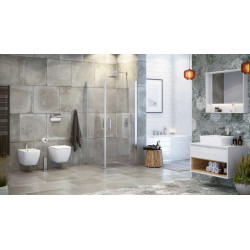 Ness miska WC 50 cm wisząca bezrantowa z deską wolnoopadającą, biały połysk