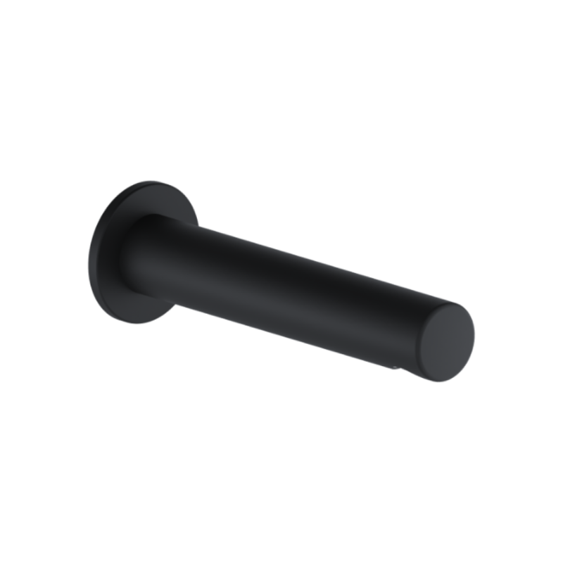 PI wylewka wannowa ścienna, czarny mat