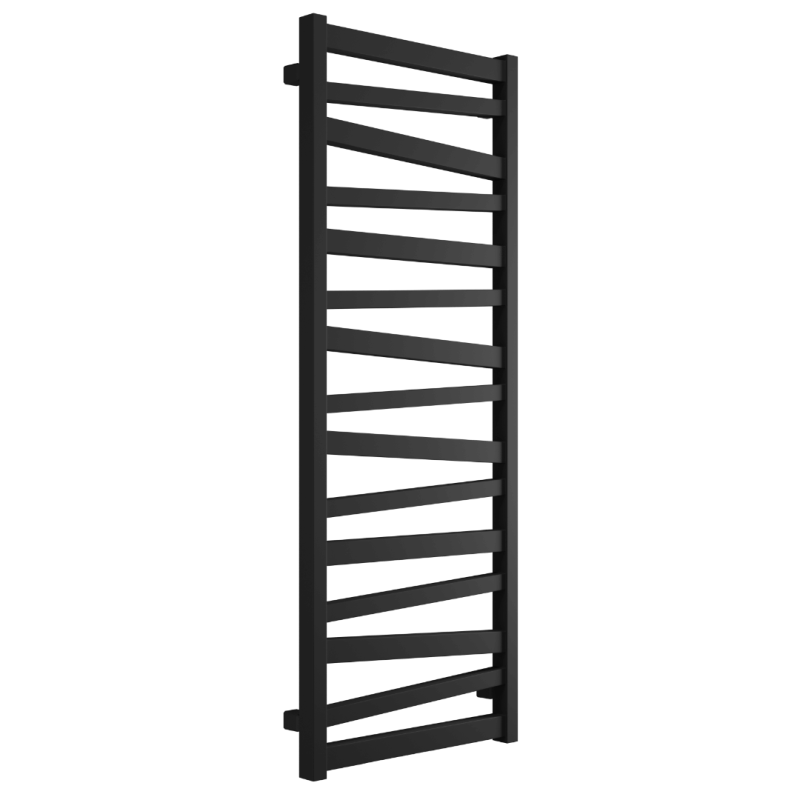 Italic grzejnik łazienkowy 131x50 cm, czarny soft