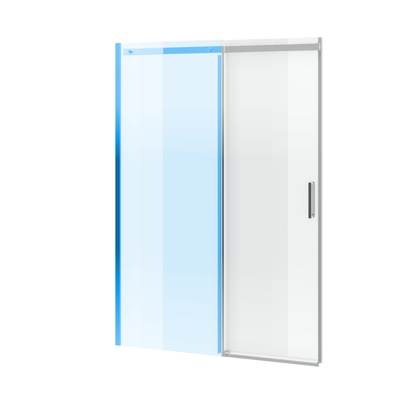 Rols drzwi prysznicowe przesuwne 100 cm element drzwi 1/2, chrom