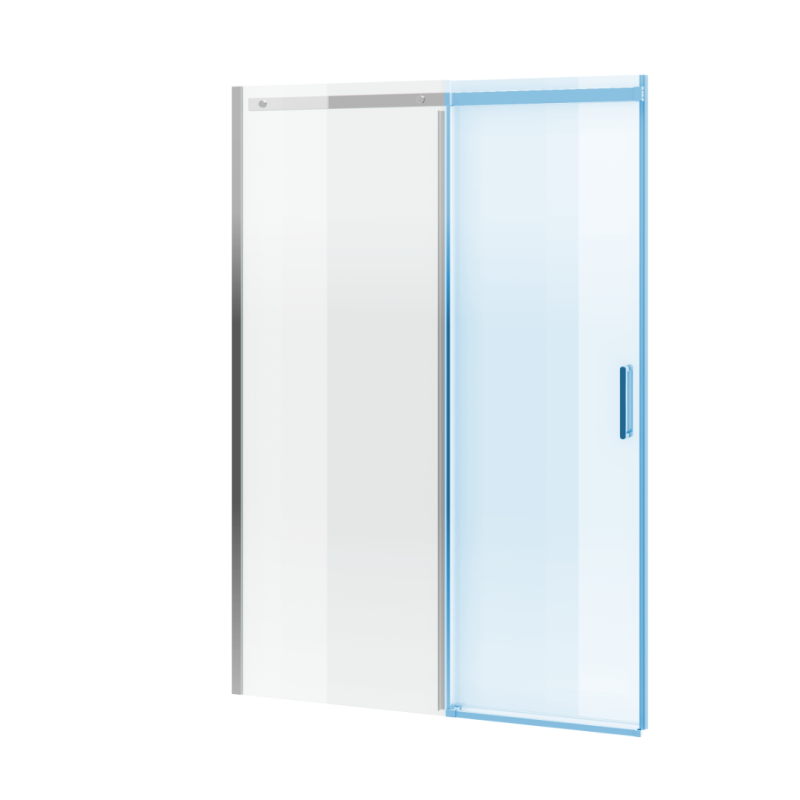 Rols drzwi prysznicowe przesuwne 100 cm element stały 2/2, chrom