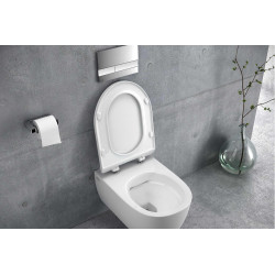 Doto 54 deska sedesowa wolnoopadająca slim, biały polysk