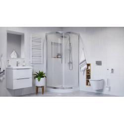 Joker miska WC 47 cm wisząca bezrantowa z deską wolnoopadającą, biały połysk