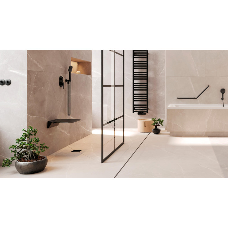 Hendi uchwyt łazienkowy prosty 45 cm, czarny mat